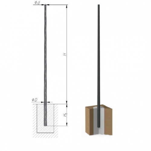 Опора СПГ-700-9,0/11,5-02-ц