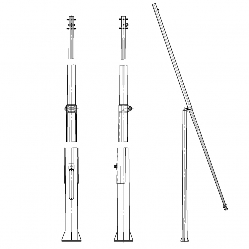 Опора освещения ОГККЗН-7,5